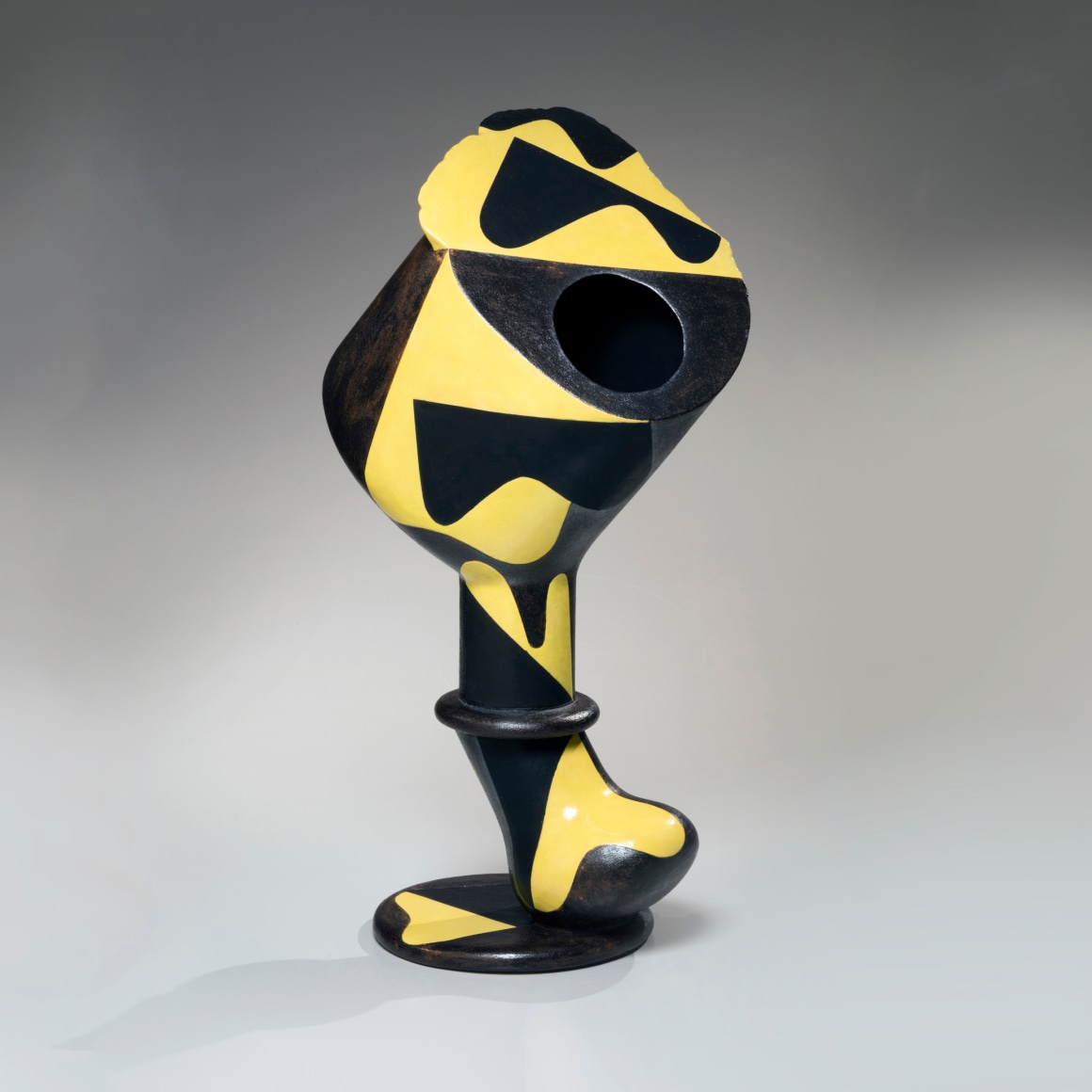 Yanagihara Mutsuo (b. 1934), Yellow&nbsp;oribe&nbsp;sculpture