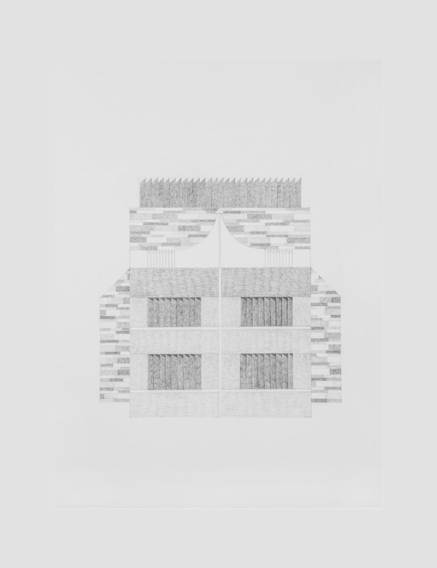 Seher Naveed Contraption 5, 2021 Graphite on Paper 15.75 x 11.75 in
