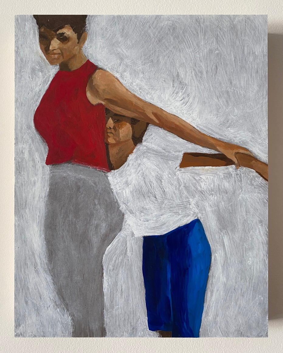 Maya Jay Varadaraj I'll Take After You, Little Momma Acrylic on panel 14h x 11w in
