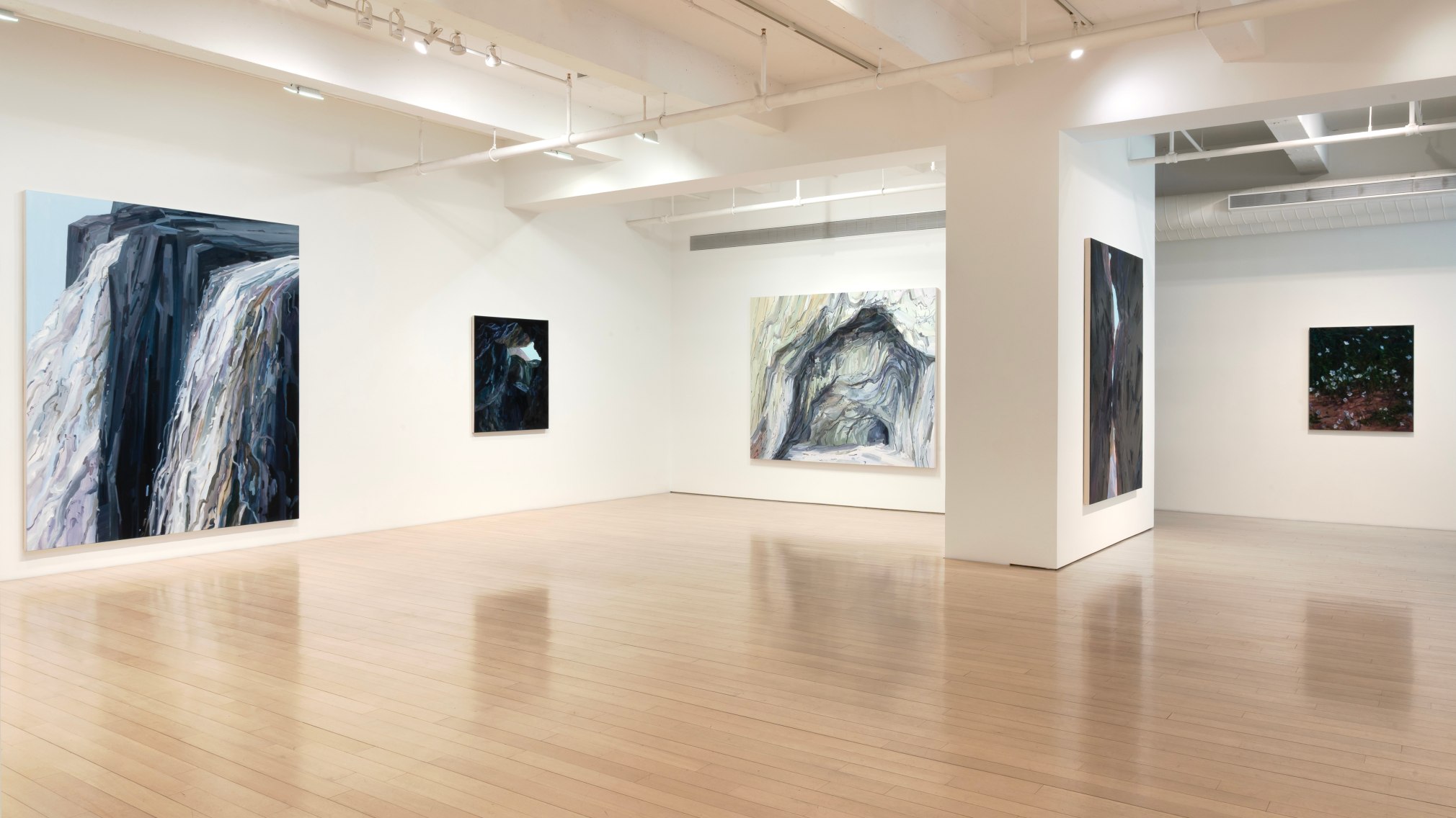 Installation view of Claire Sherman: Petrichor