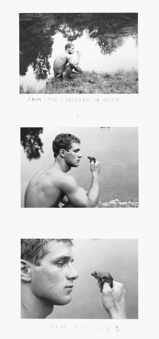 From the Children of Adam, 1995 Three gelatin silver prints 3 1/2 x 5 inches (image); 5 x 7 inches (paper) Edition 2/25