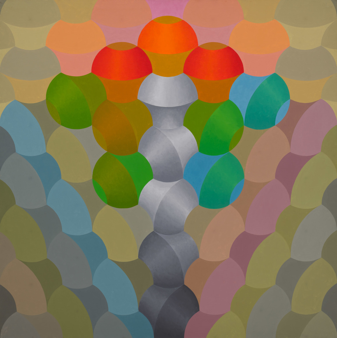 Untitled, 1969 Acrylic on canvas 48 1/4 x 48 1/4 inches