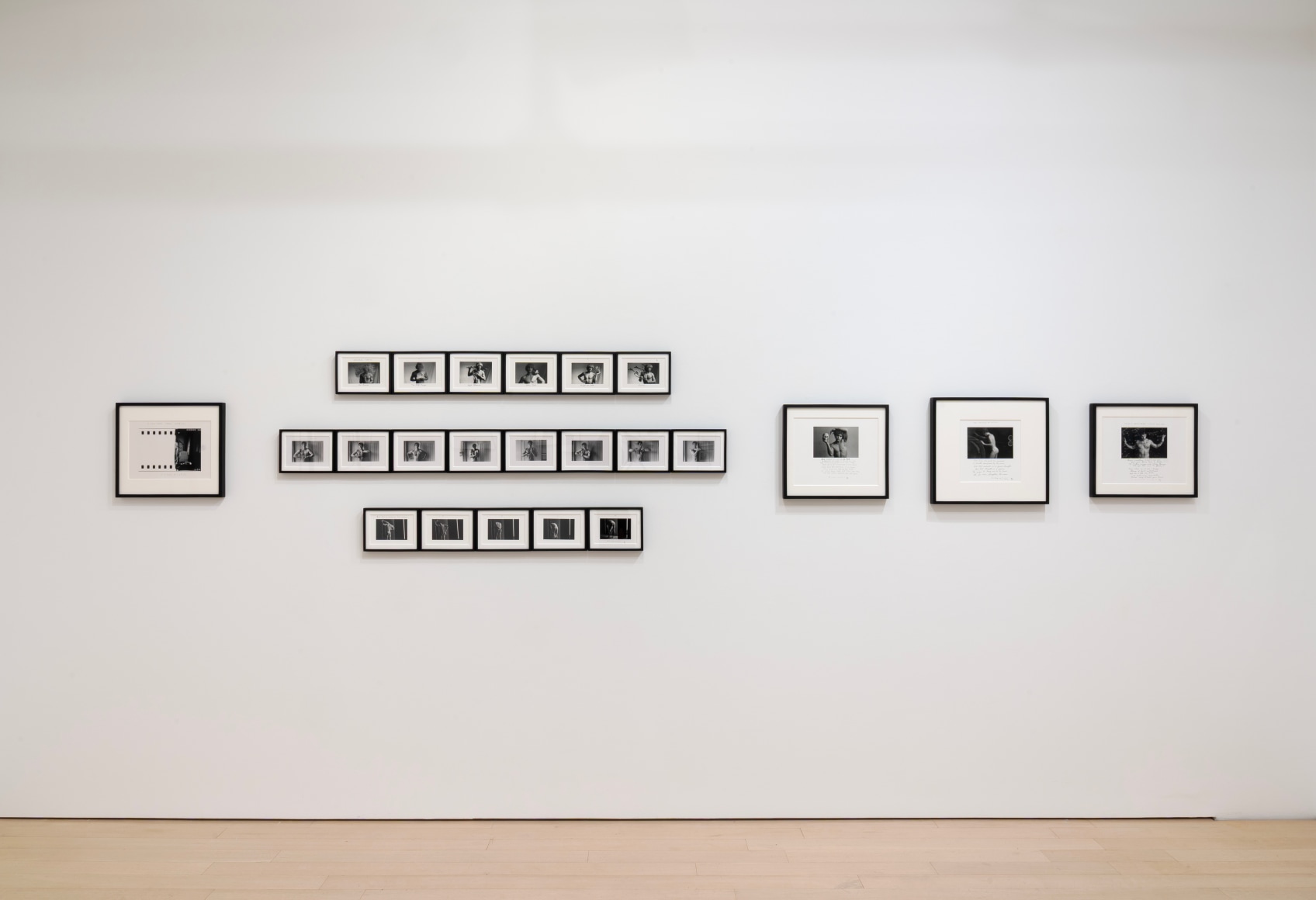 Installation view of Duane Michals: The Nature of Desire