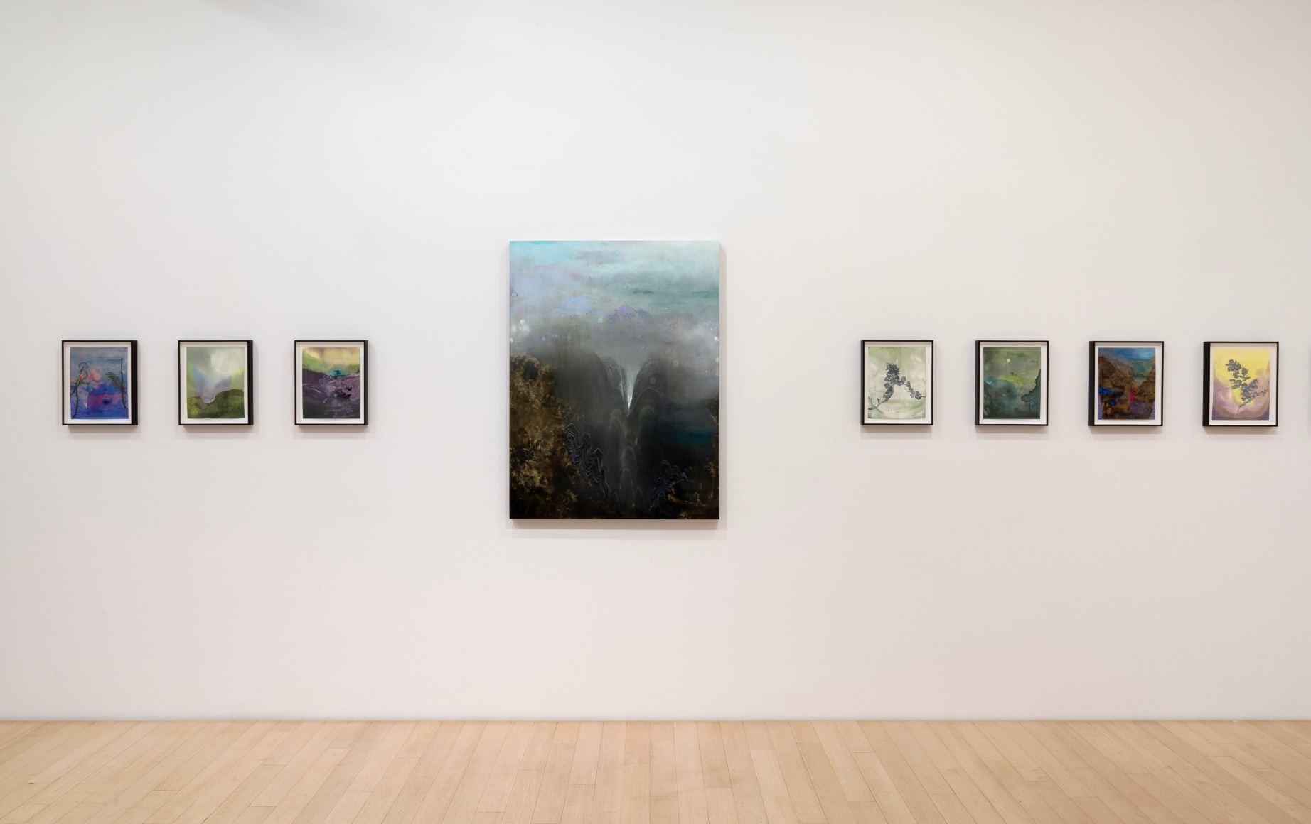 Installation view of Darren Waterston: Works and Days