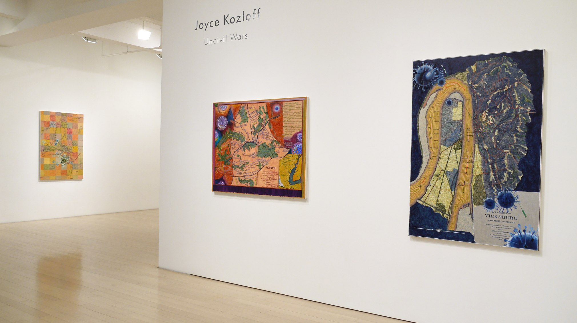 Joyce Kozloff: Uncivil Wars - - Exhibitions - DC Moore Gallery