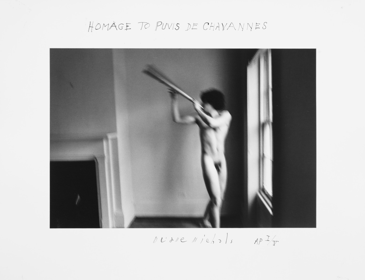 Homage to Puvis de Chavannes, 1977 Gelatin silver print 6 3/4 x 10 inches (image); 11 x 14 inches (paper) Edition AP I/V