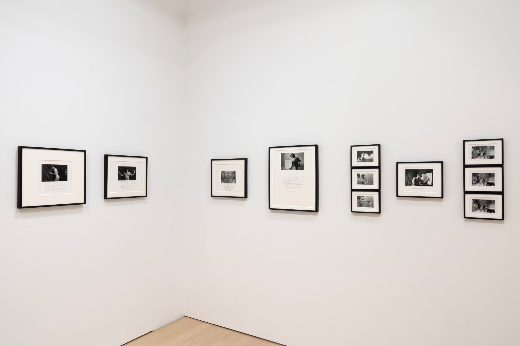 Installation view of Duane Michals: The Nature of Desire