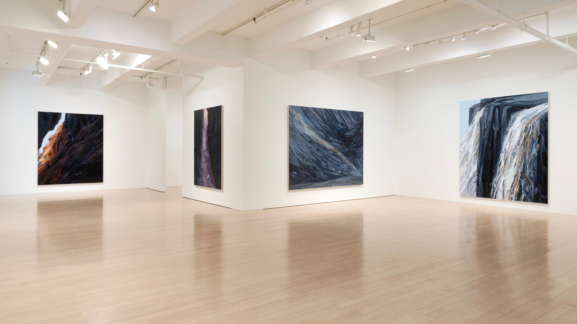 Installation view of Claire Sherman: Petrichor