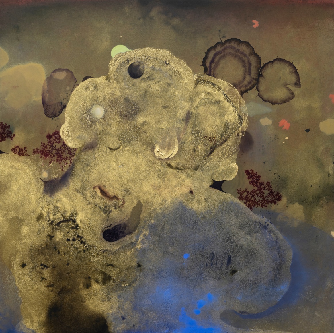 Pleasures, 2025 Oil on wood panel 24 x 24 inches