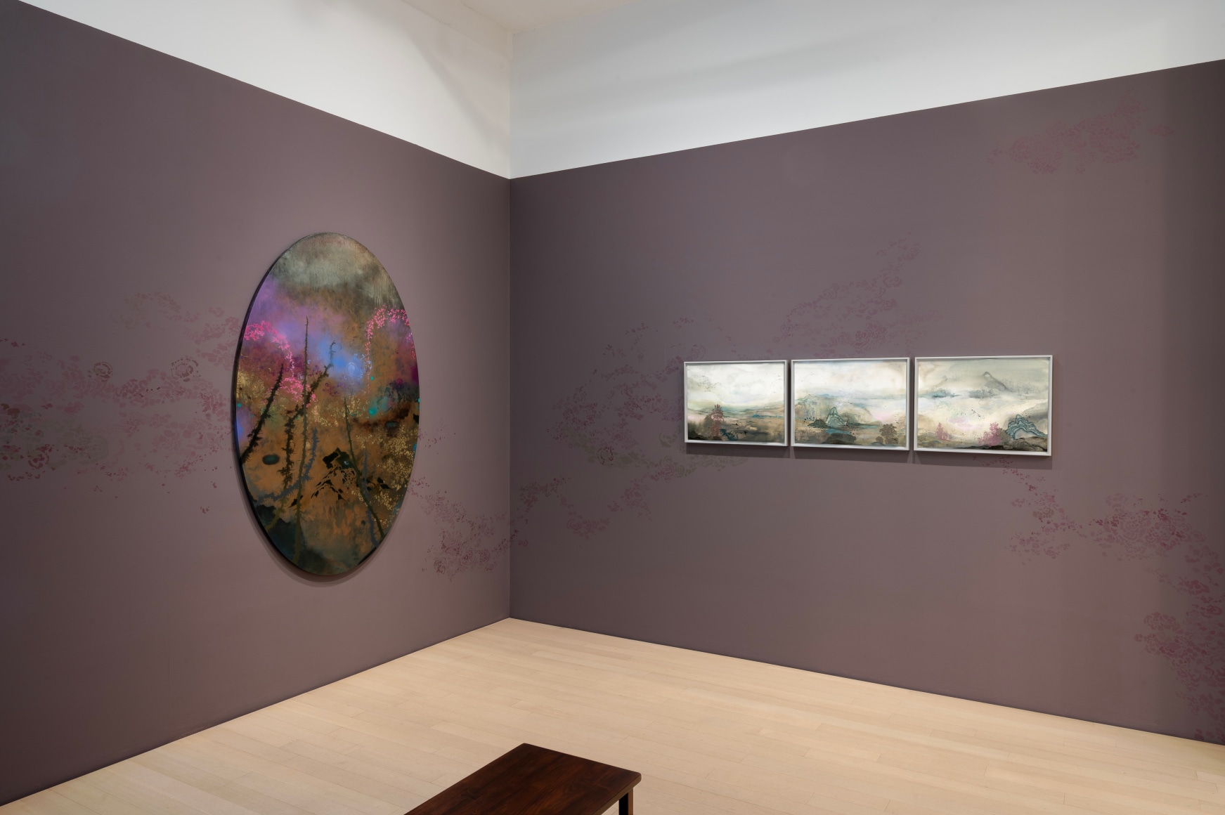 Installation view of Darren Waterston: Works and Days