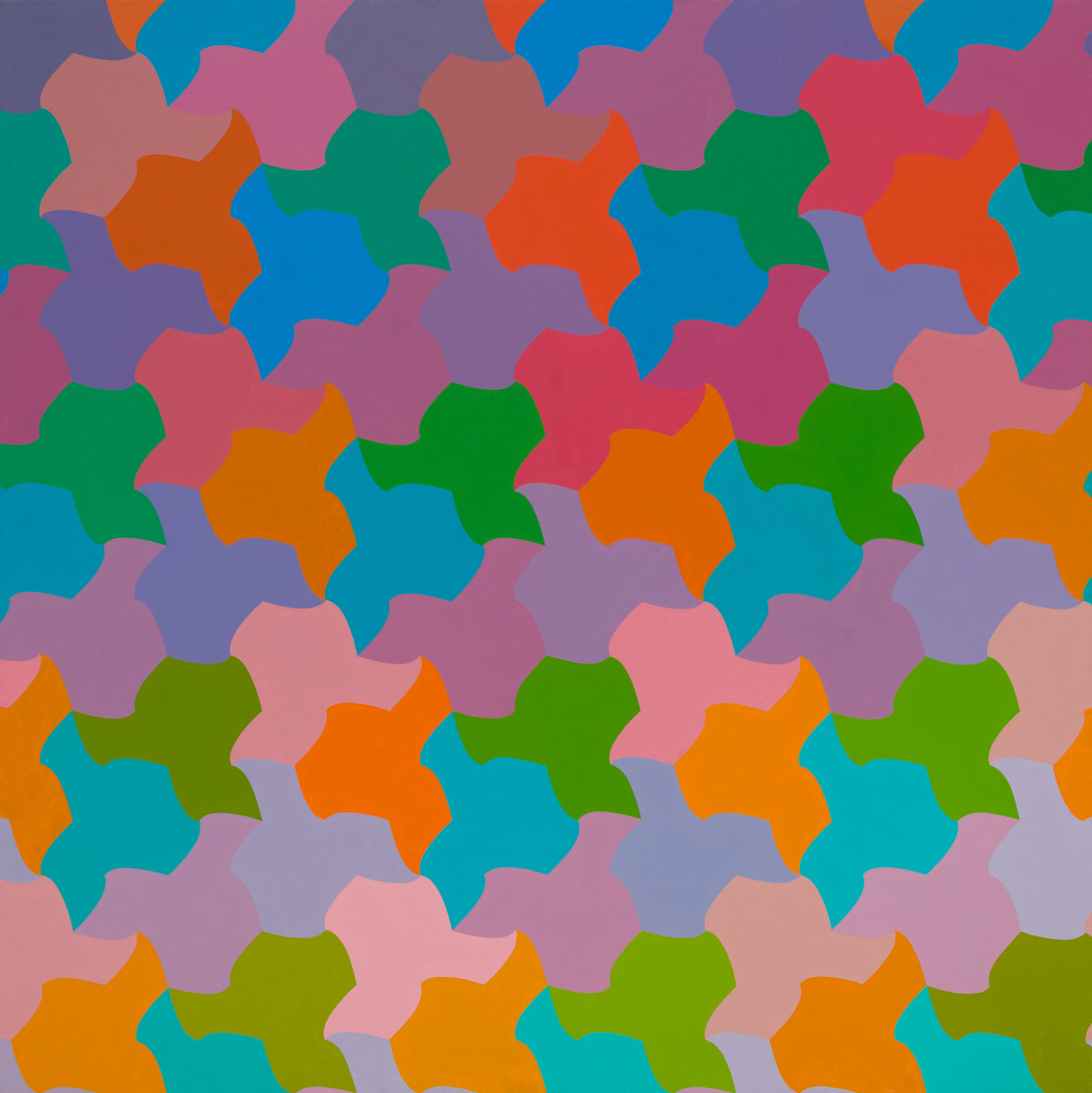 Untitled, c. 1971 Acrylic on canvas 52 1/4 x 52 1/4 inches