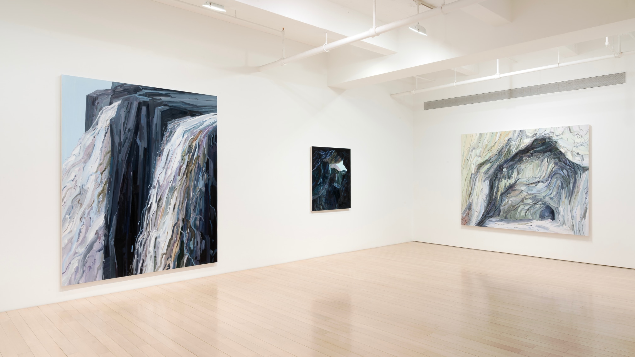 Installation view of Claire Sherman: Petrichor