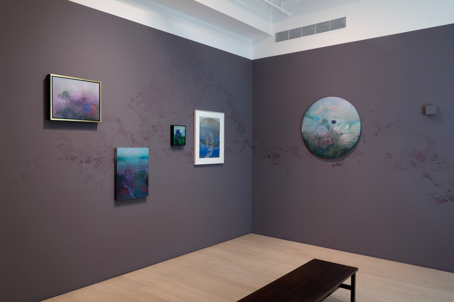 Installation view of Darren Waterston: Works and Days