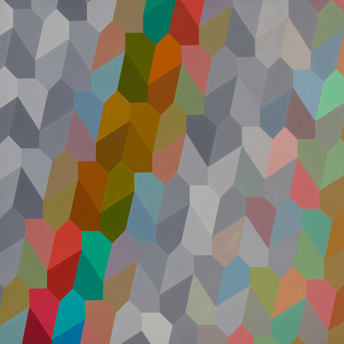 Untitled, 1975 Acrylic on canvas 60 x 60 inches