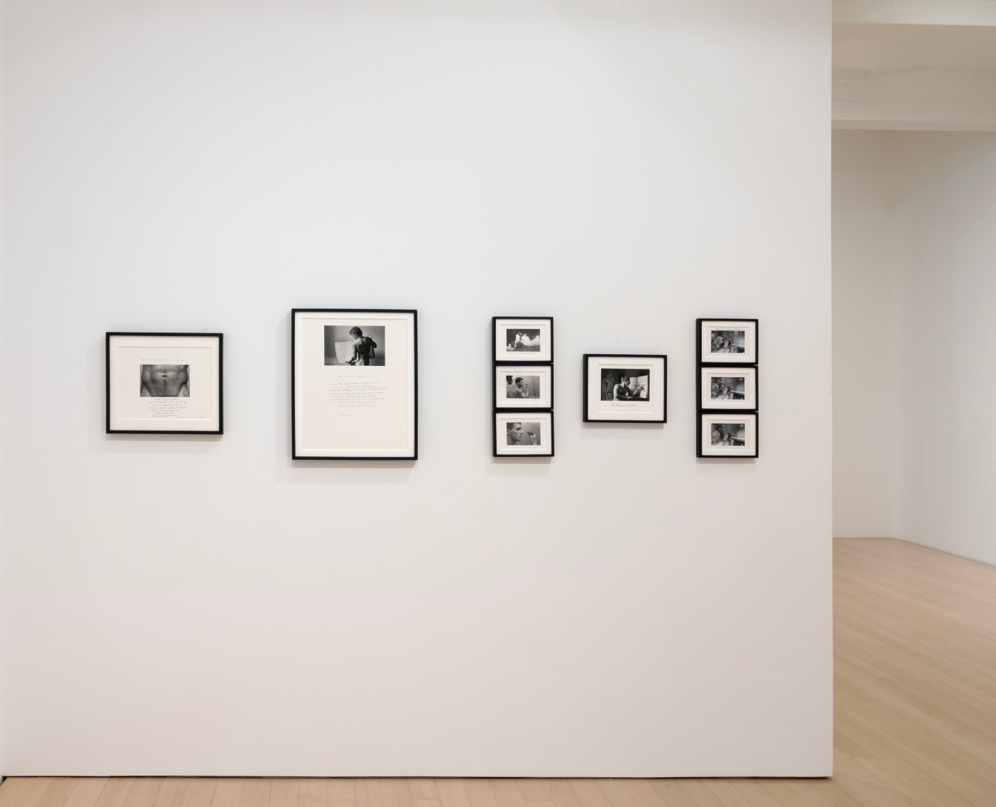 Installation view of Duane Michals: The Nature of Desire