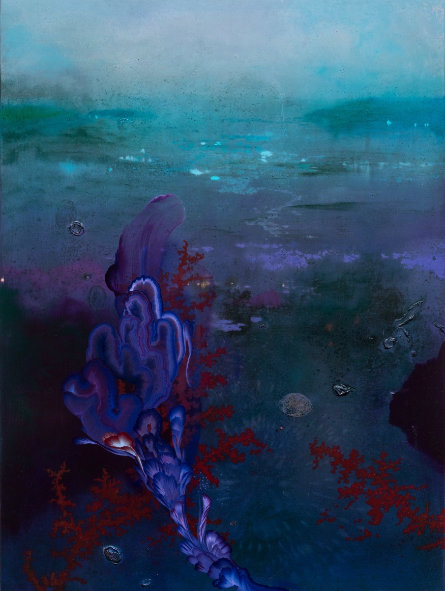 Solitude, 2025 Oil on wood panel 24 x 18 inches