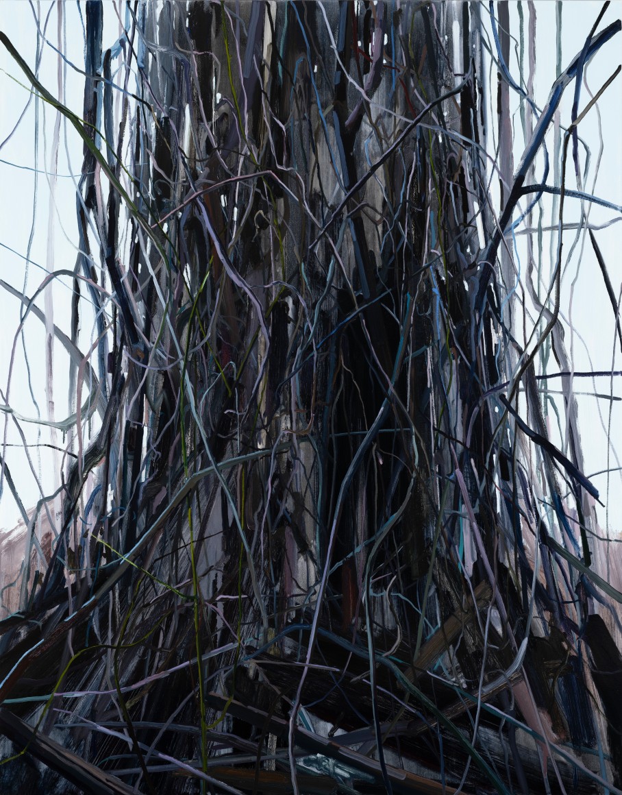 Claire Sherman Tree and Vines, 2024 Oil on canvas 84 x 66 inches