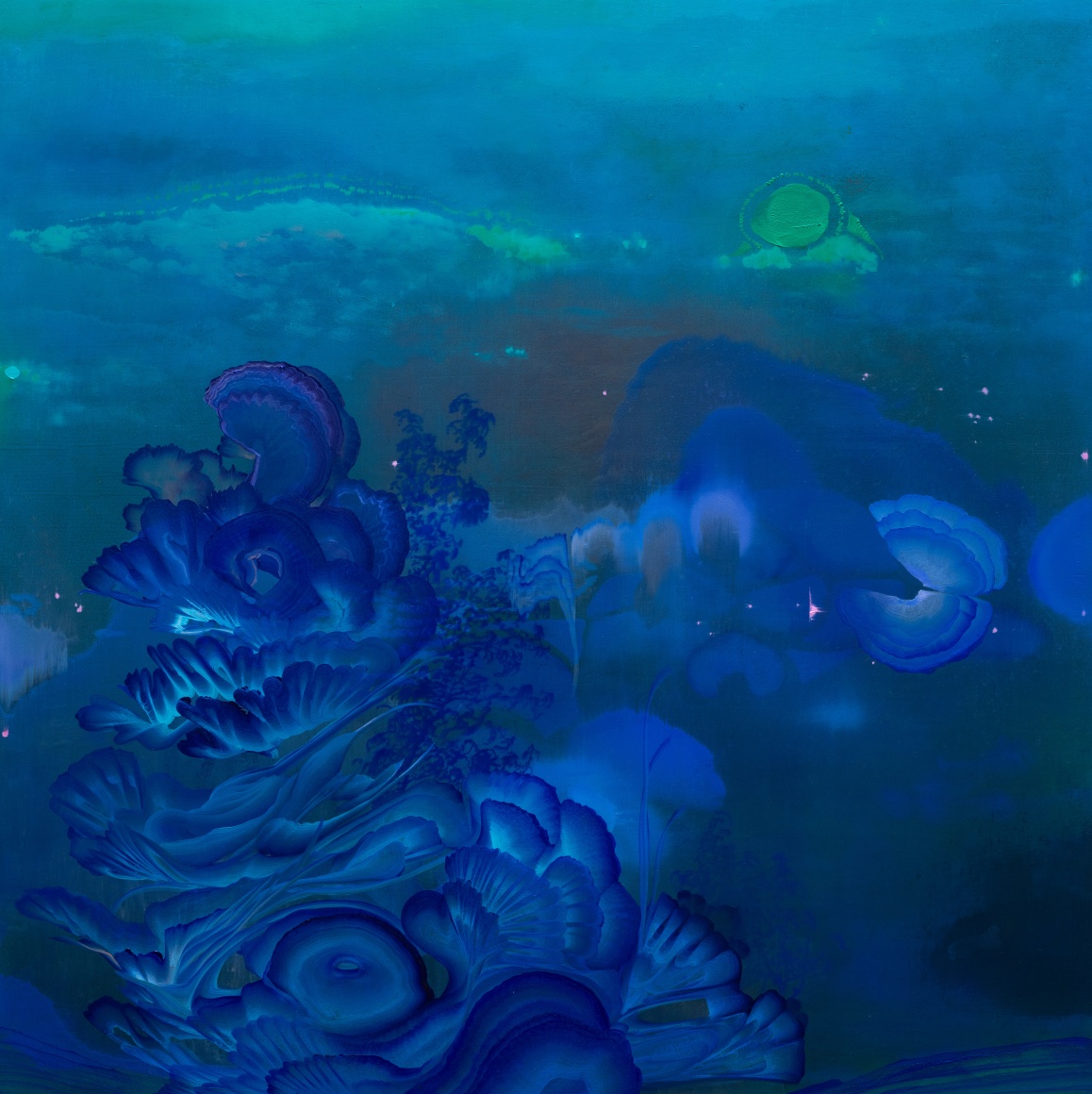 Myth of the Five Ages no. 1, 2025 Oil on wood panel 18 x 18 inches