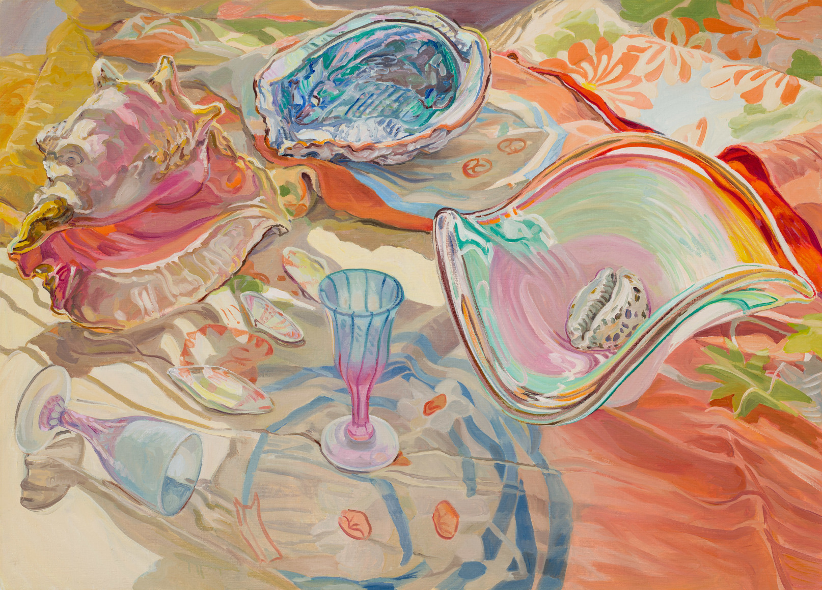 Kimono, 2001 Oil on linen 36 x 50 inches