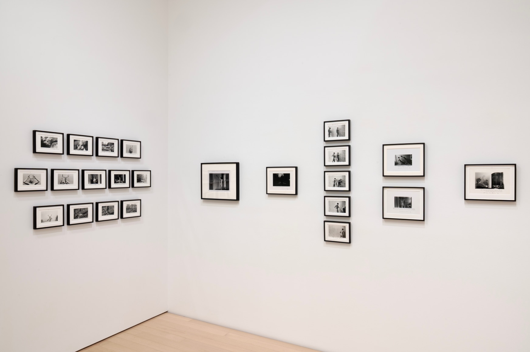 Installation view of Duane Michals: The Nature of Desire