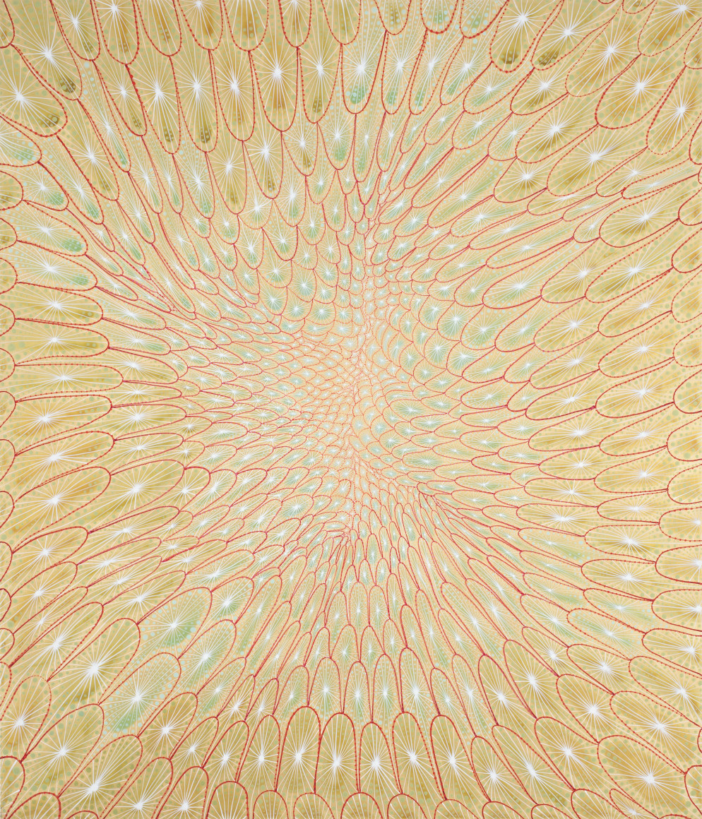 Angelus, 2006 Acrylic on wood panel 42 x 36 inches