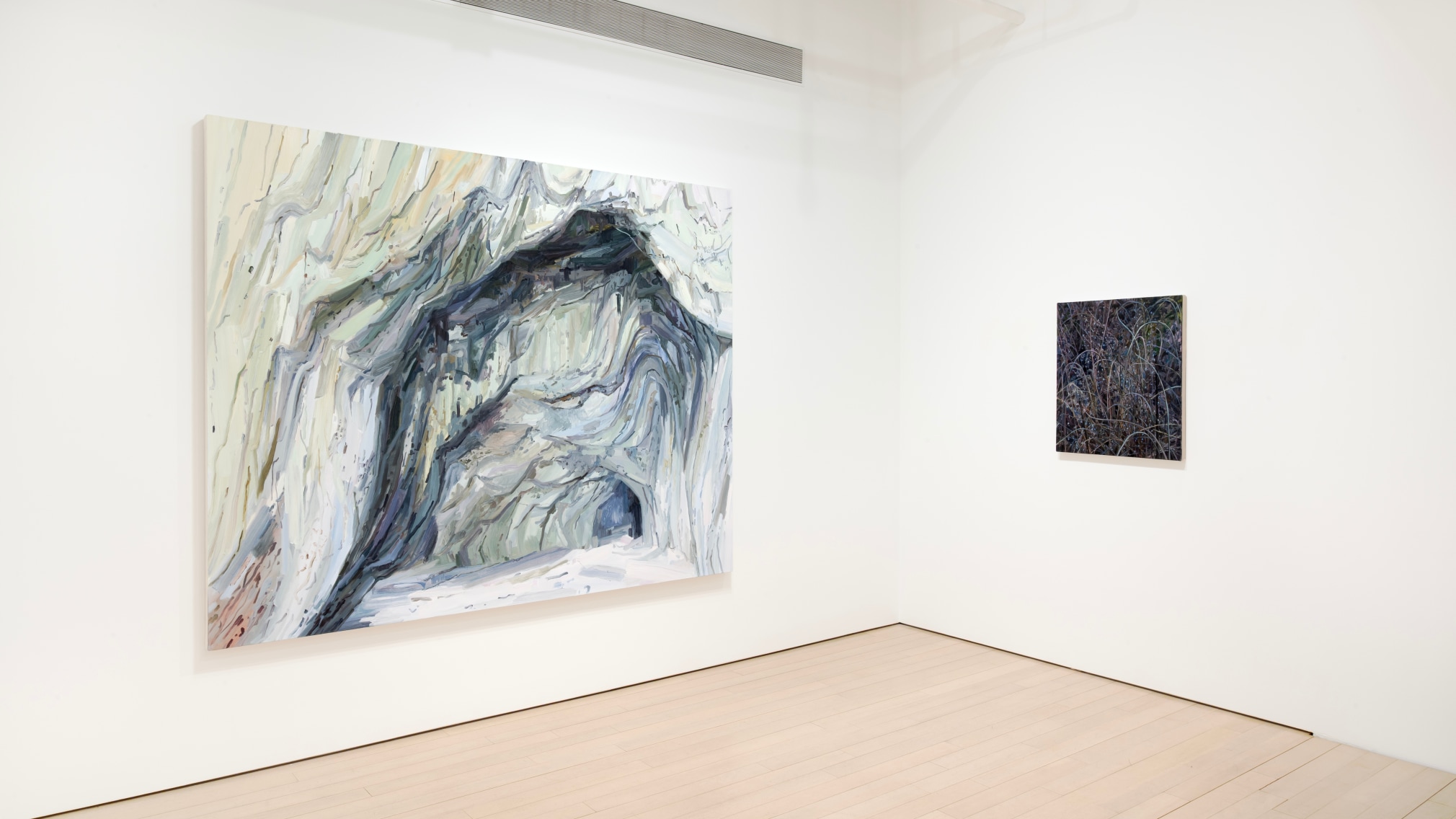 Installation view of Claire Sherman: Petrichor