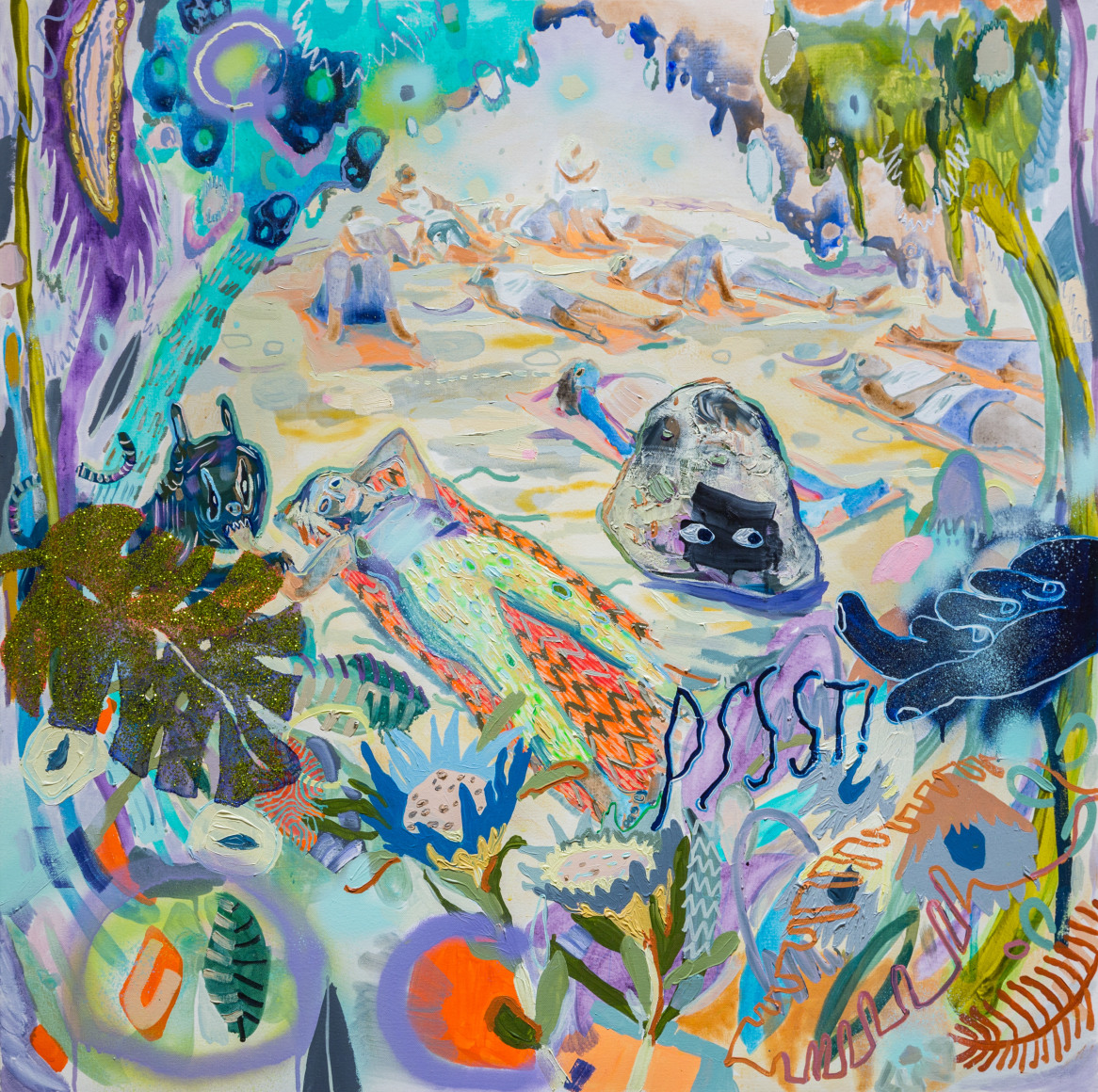 Painting on canvas by Melanie Daniel