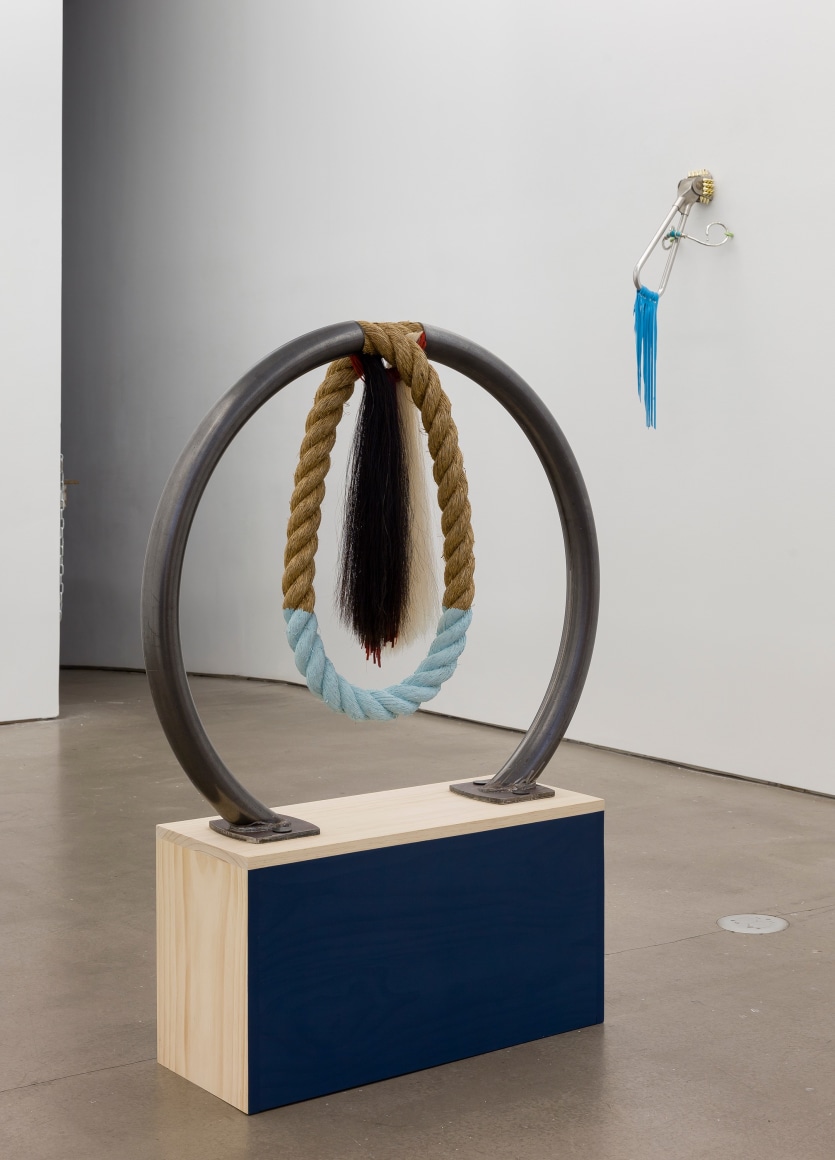 Installation of sculpture by Trish Tillman