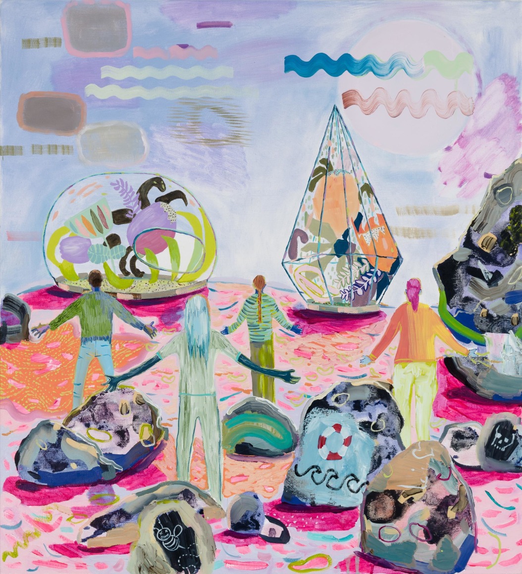 painting on canvas by Melanie Daniel