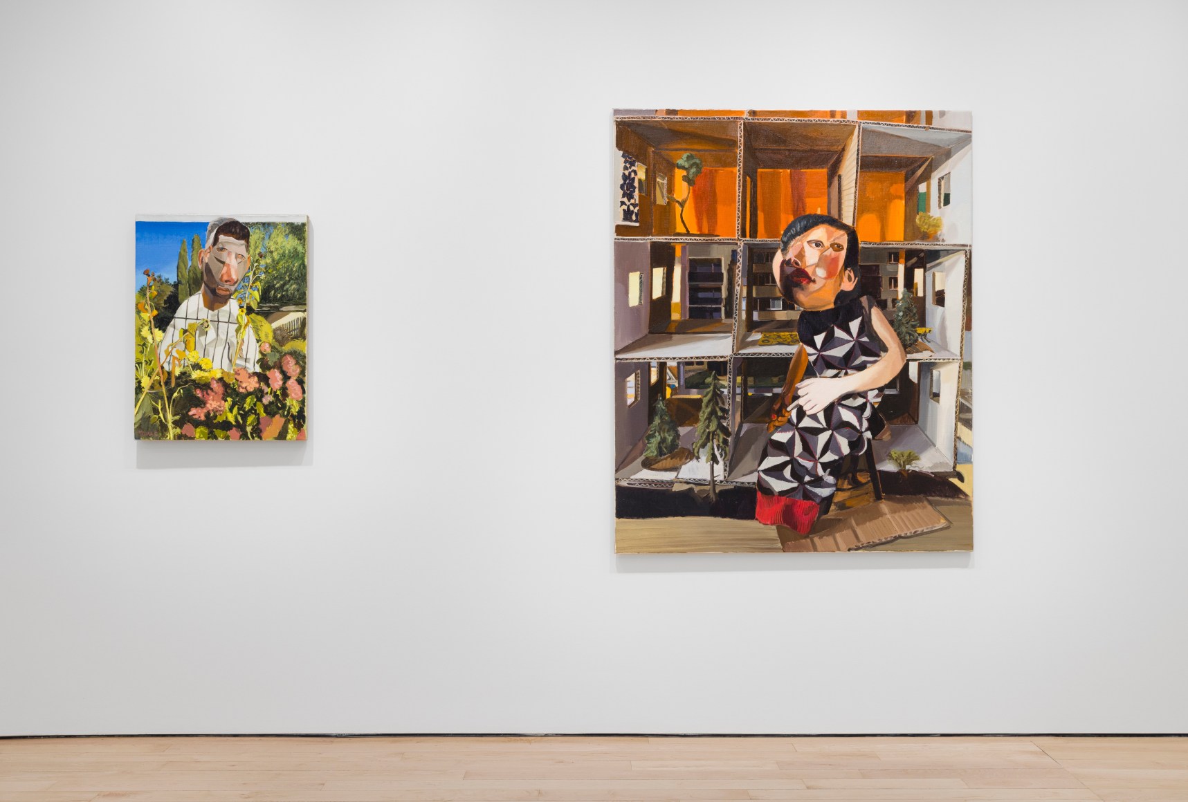 Installation view of Jakub Tomas's "The Field Robot of Myself"