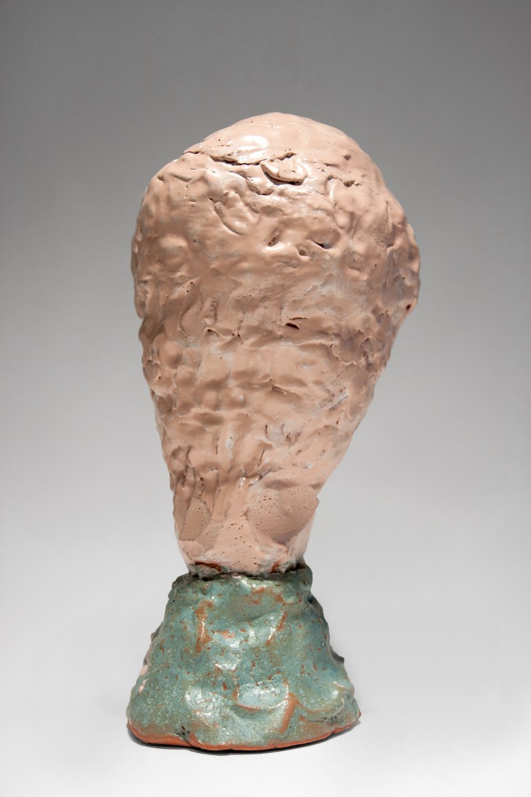 Glazed eathernware sculpture by Gudmundur Thoroddsen