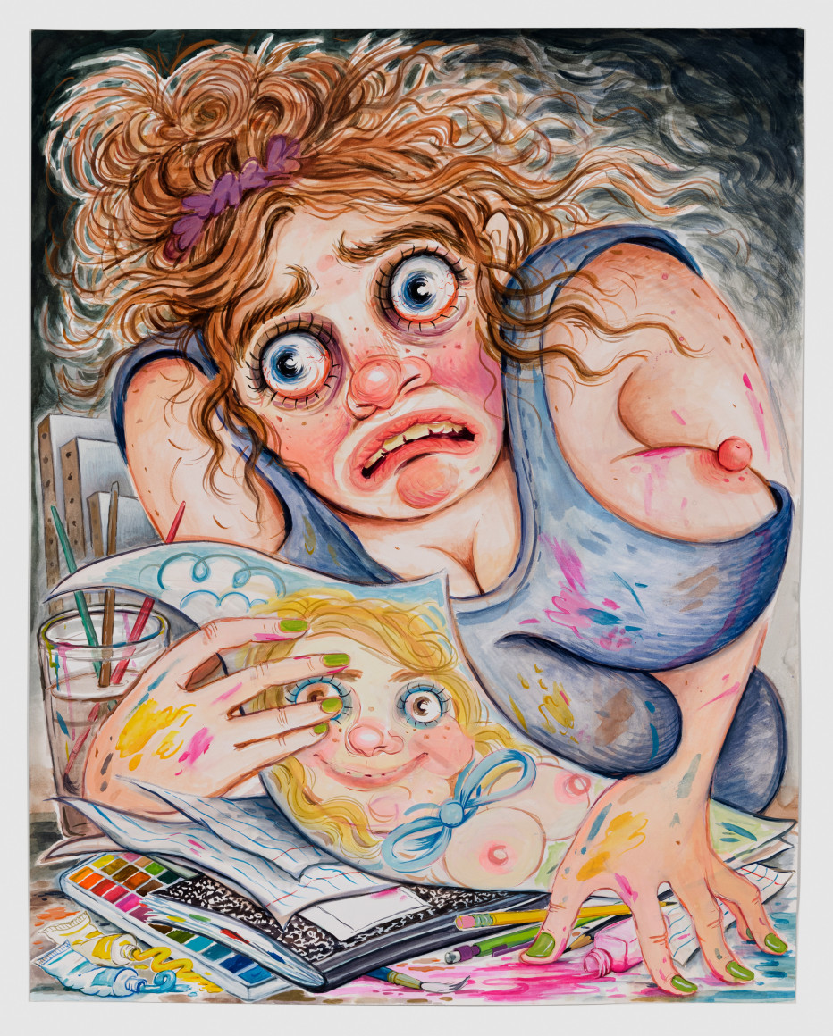 Work on paper by Rebecca Morgan