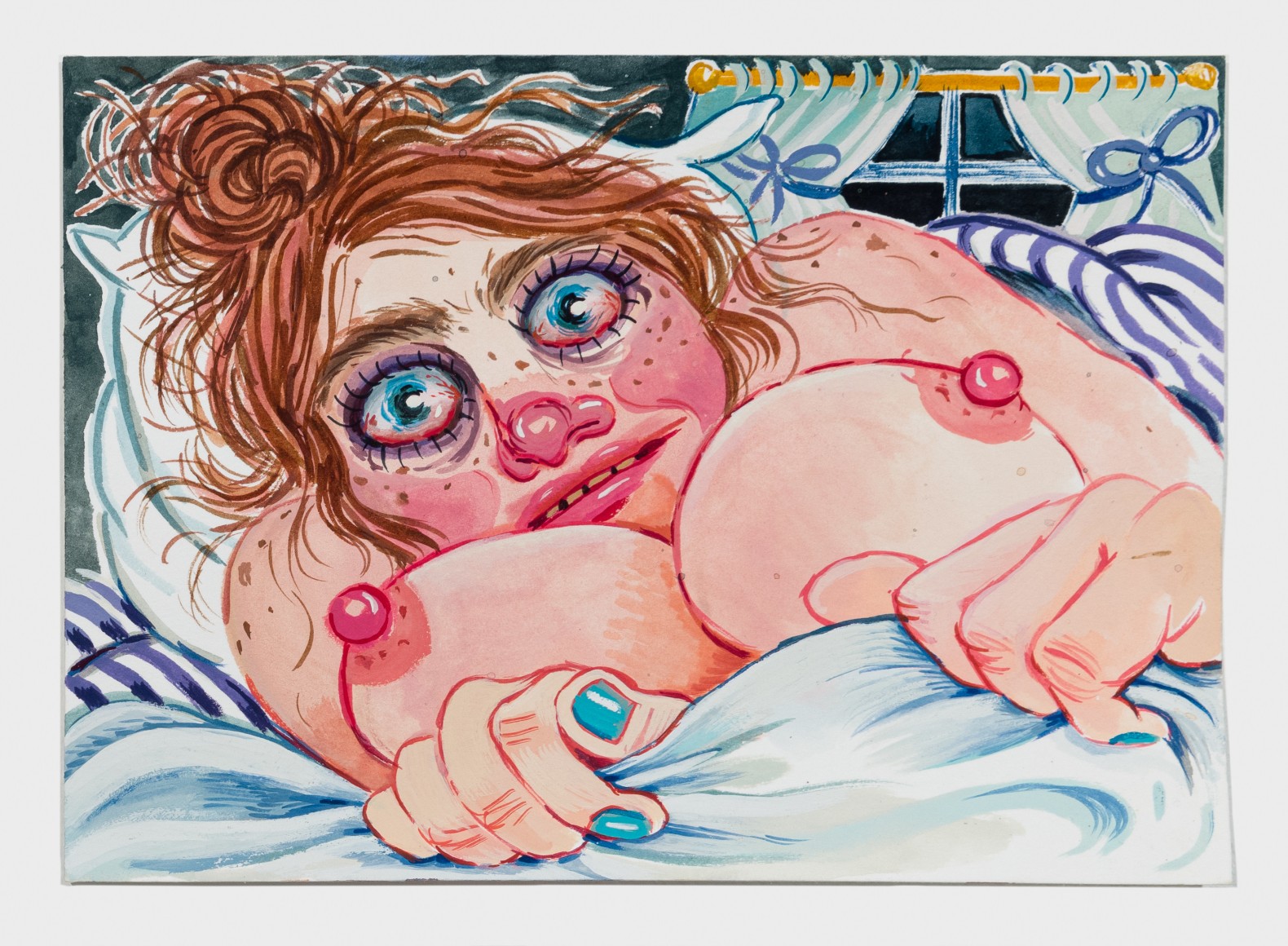 work on paper by Rebecca Morgan