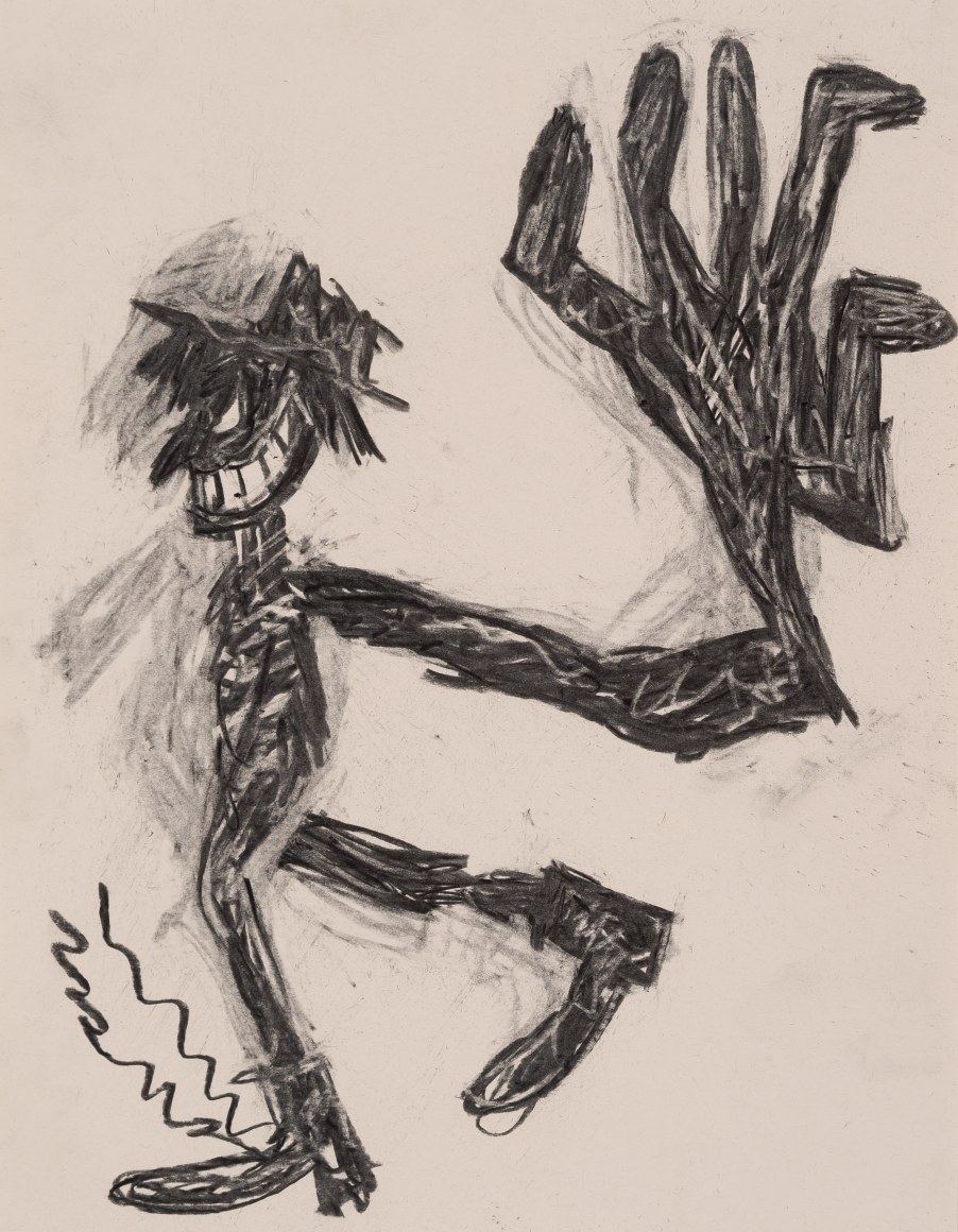 Charcoal on paper drawing by Ricardo Gonzalez