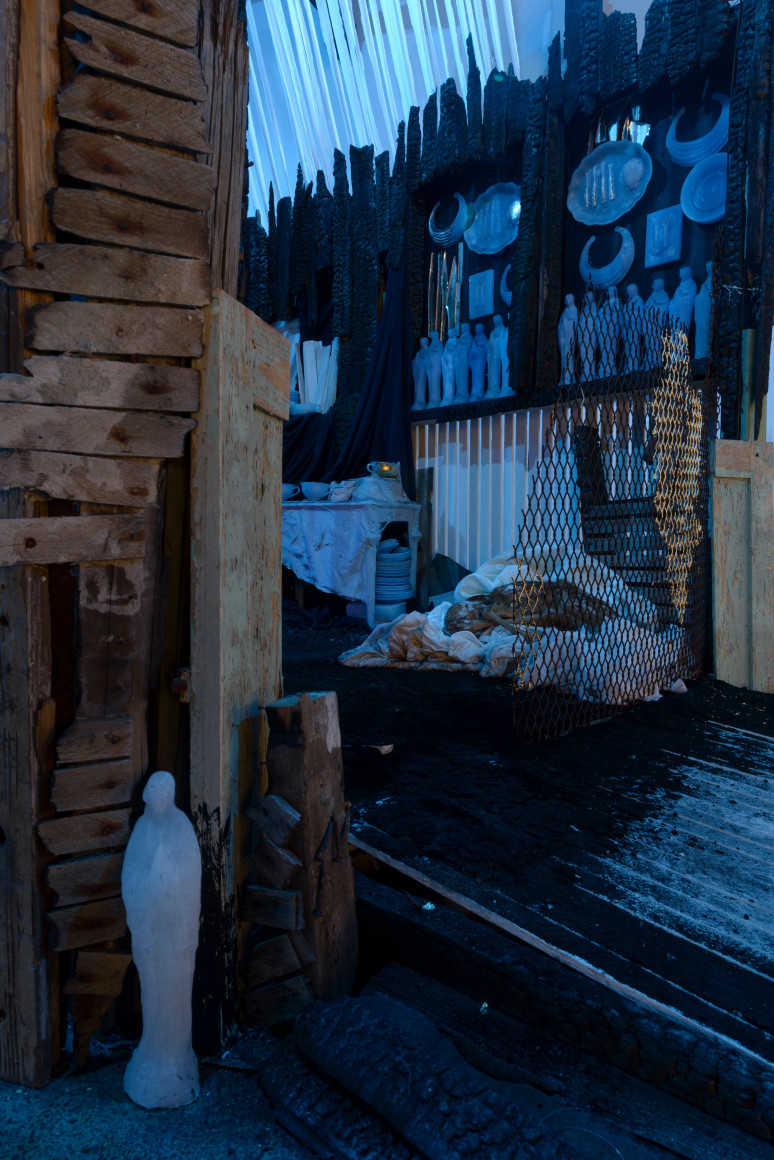 Site specific mixed media installation by Julie Schenkelberg