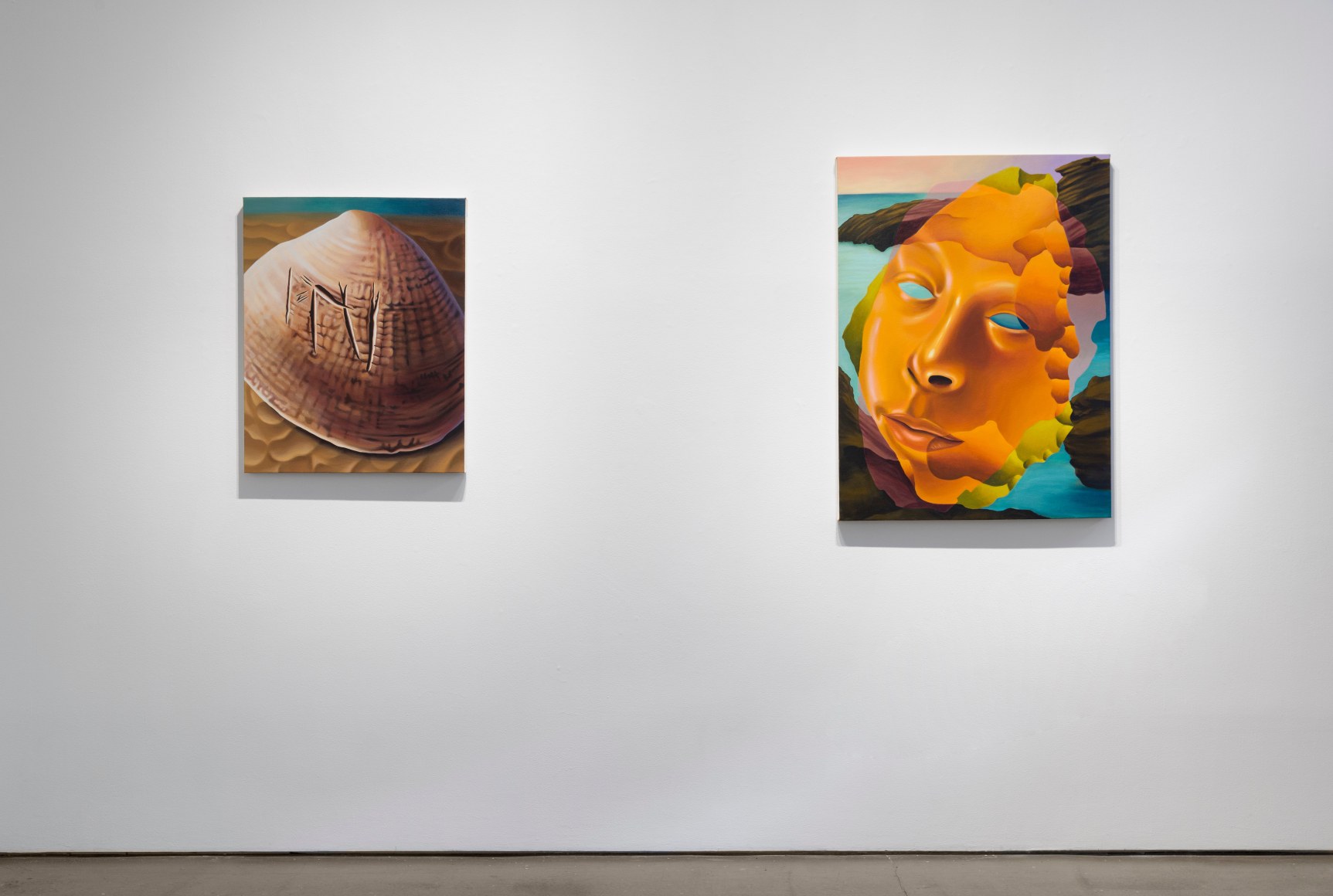 Installation view of Kristen Sanders: "Protoself"