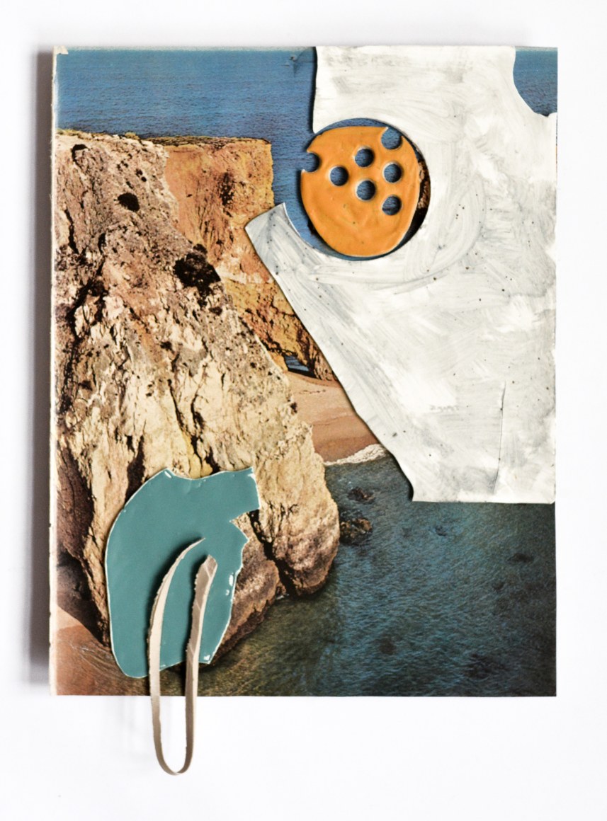 ceramic on print by Marjolijn de Wit