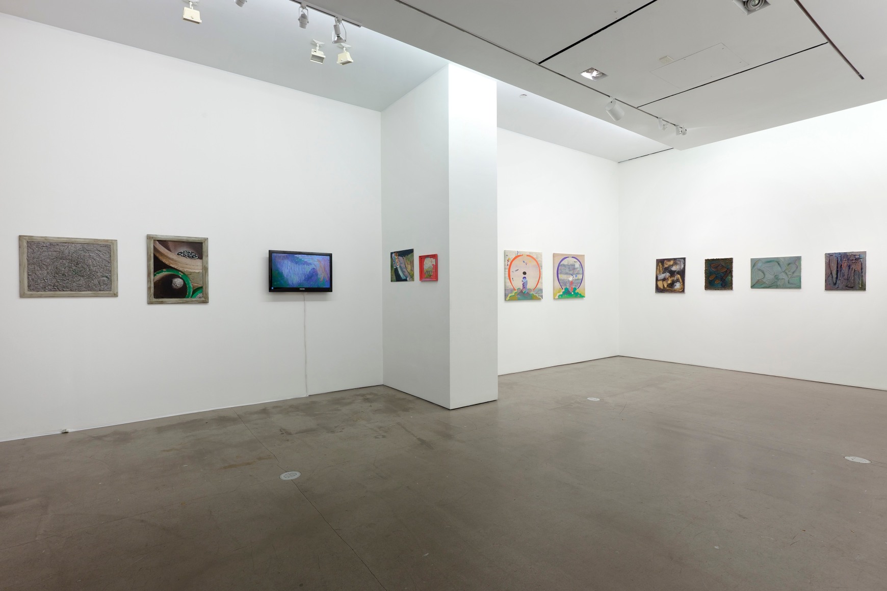 Installation of mixed media works