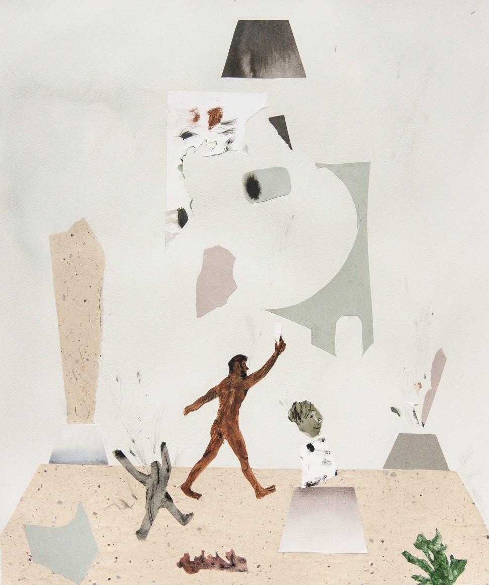 work on paper by Gu&eth;mundur Thoroddsen