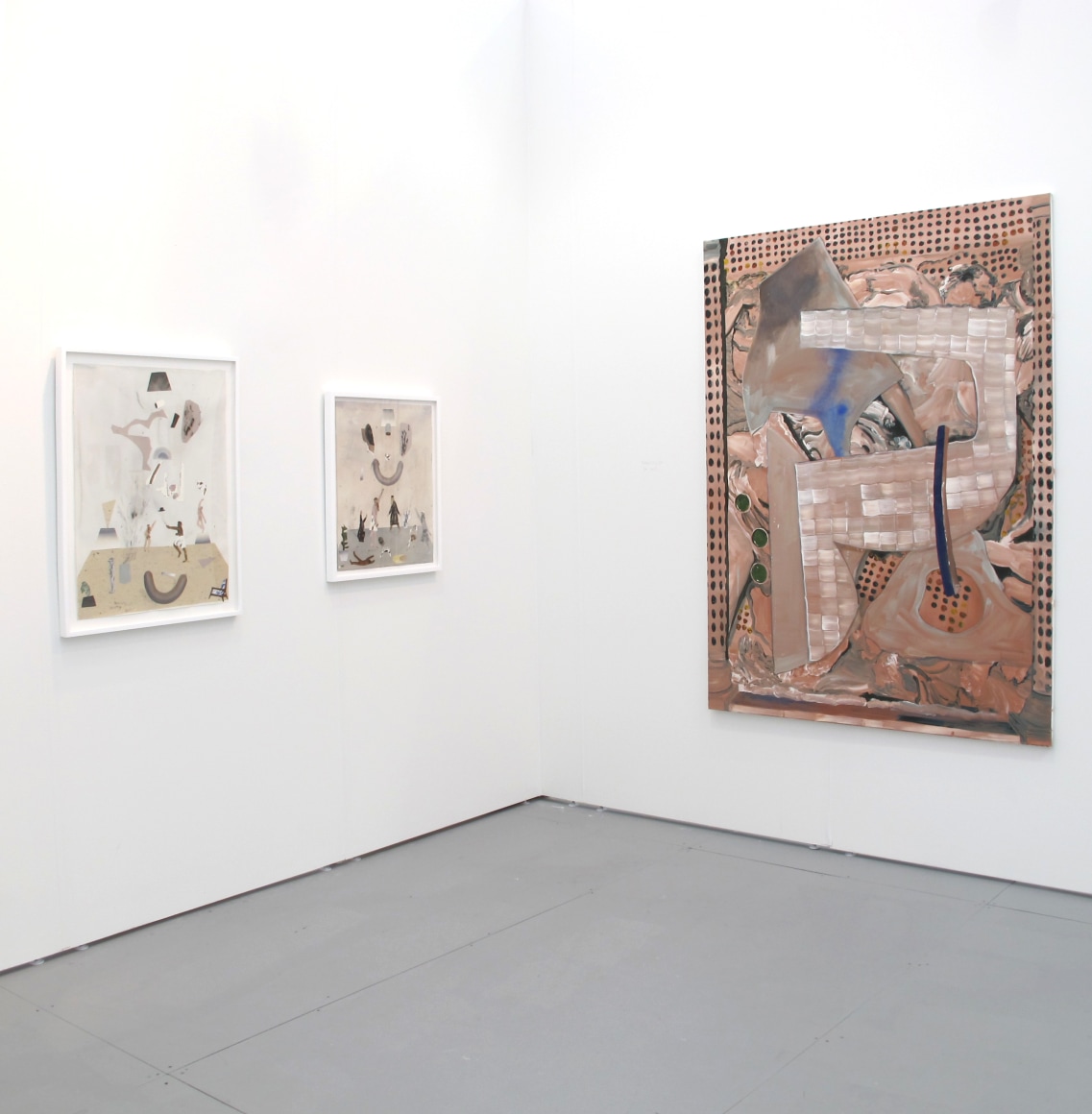 Installation of UNTITLED Miami booth