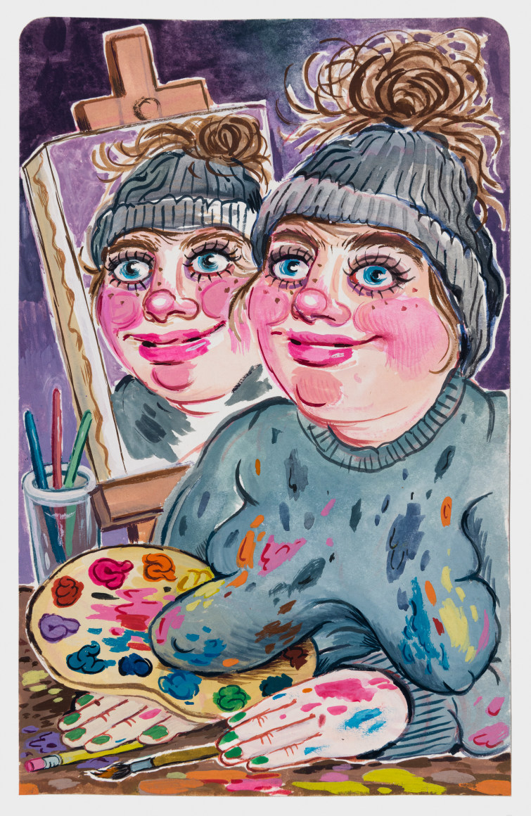 Work on paper by Rebecca Morgan