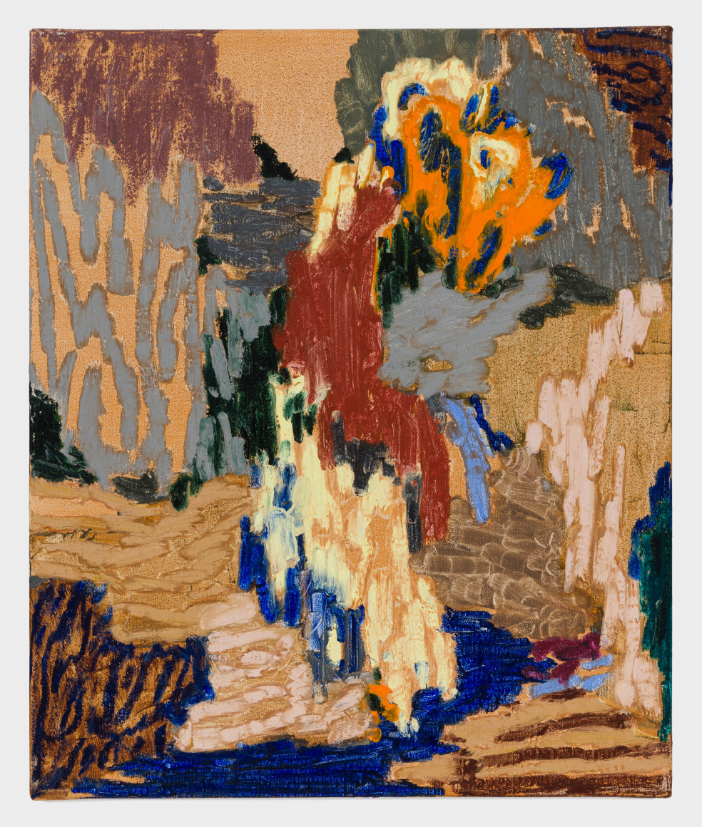 Painting on linen by Guðmundur Thoroddsen