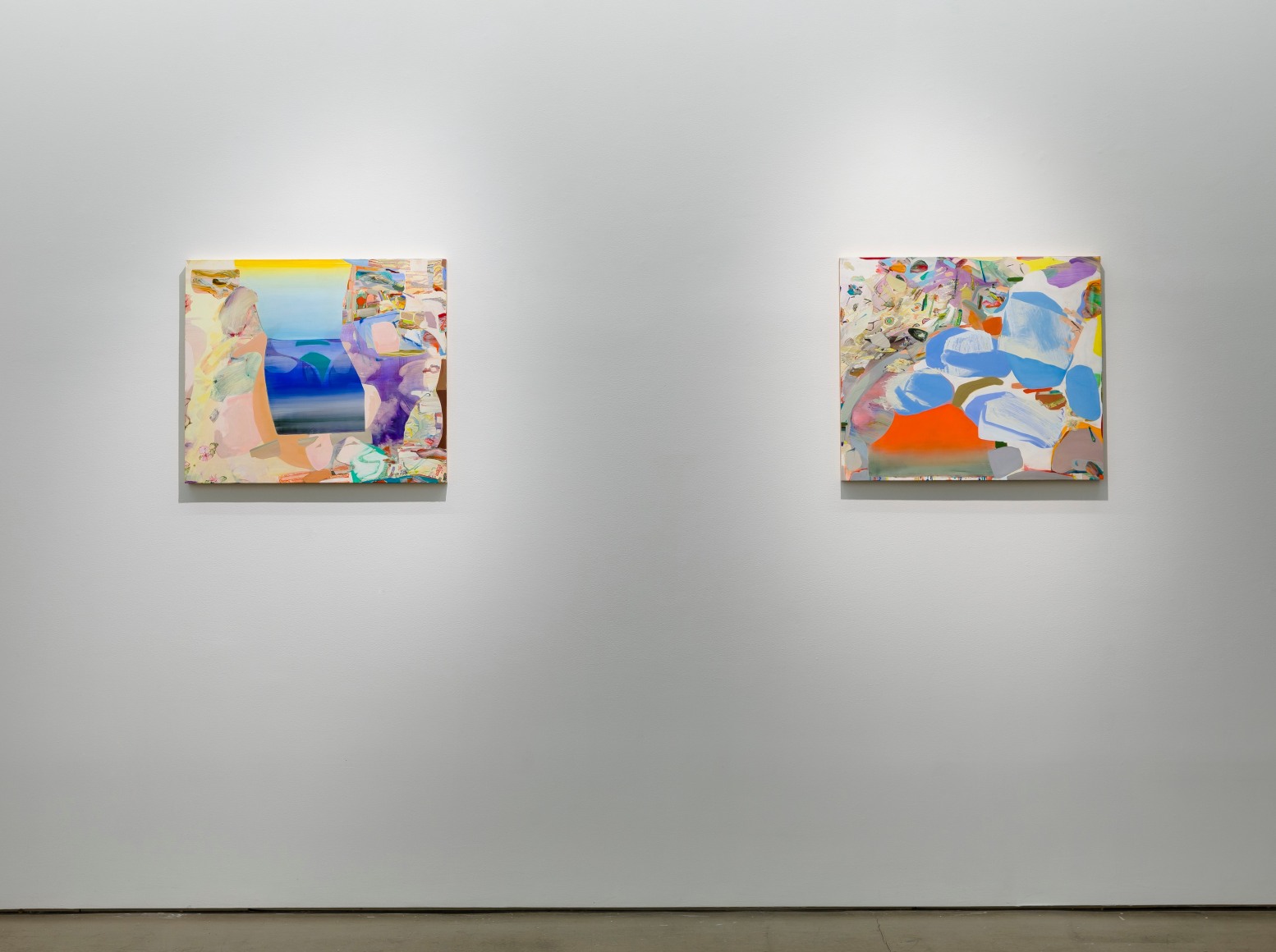 Installation of Painting by Carolyn Case