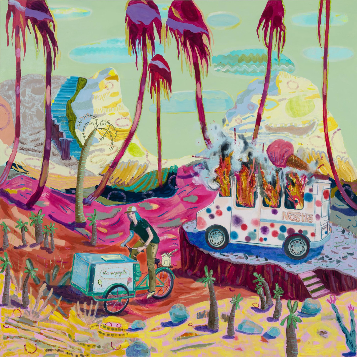 painting on canvas by Melanie Daniel