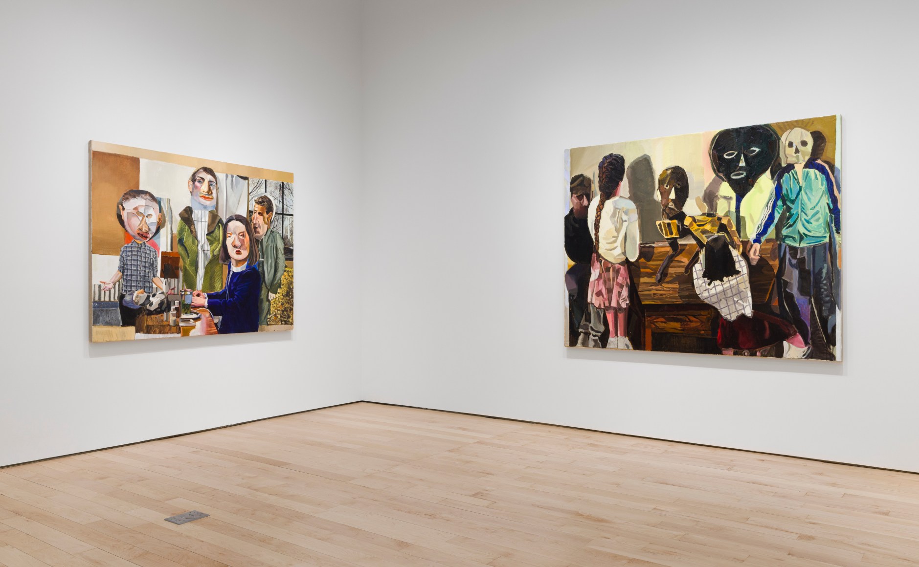 Installation view of Jakub Tomas's "The Field Robot of Myself"