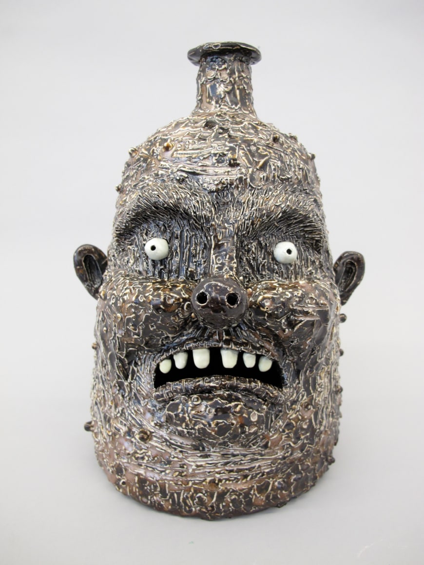 face jug sculpture by Rebecca Morgan