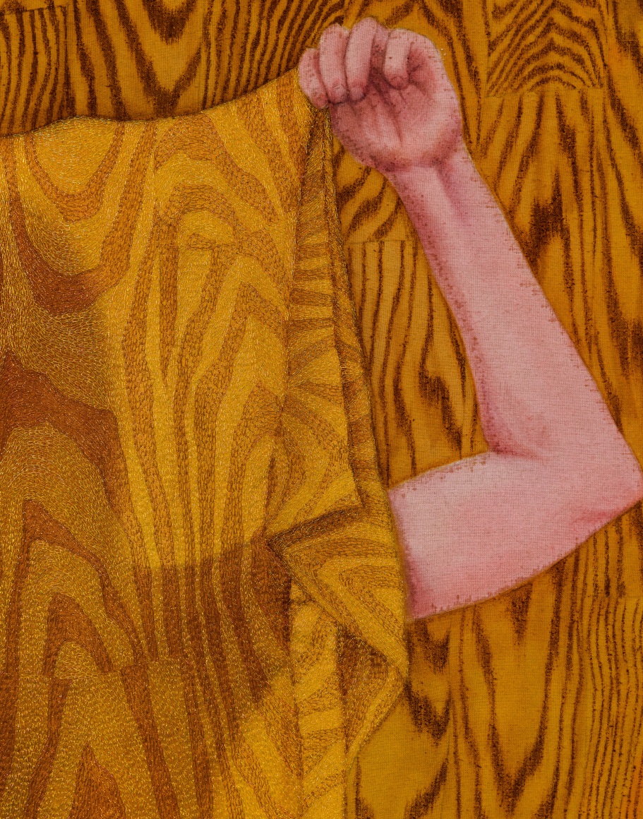 Painting on silk by Katarina Riesing