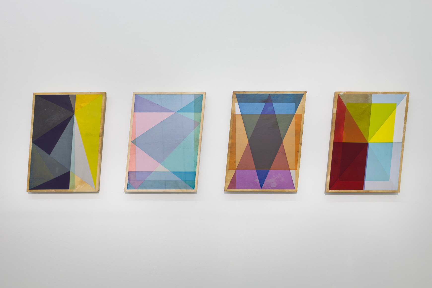 four pieces on the wall