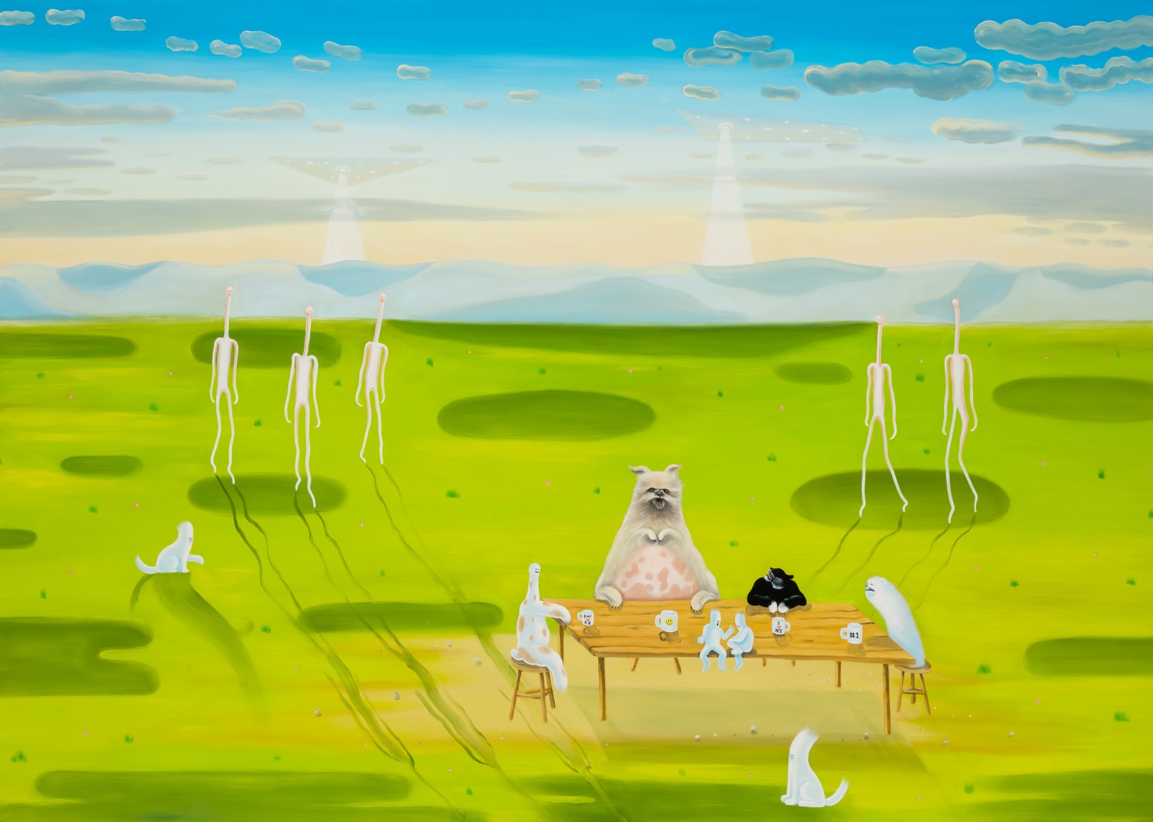 painting on canvas by Ryan Michael Ford