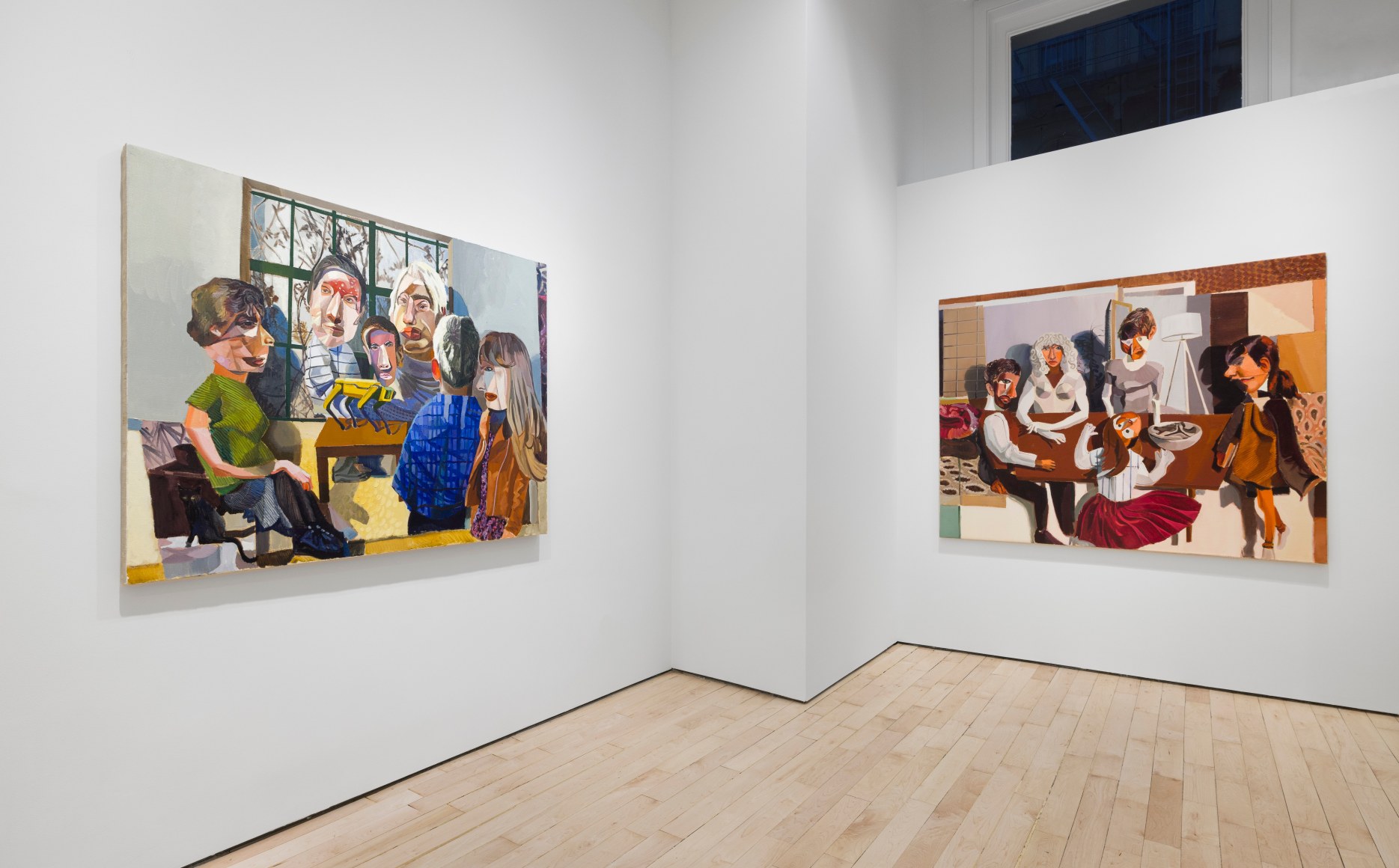Installation view of Jakub Tomas's "The Field Robot of Myself"